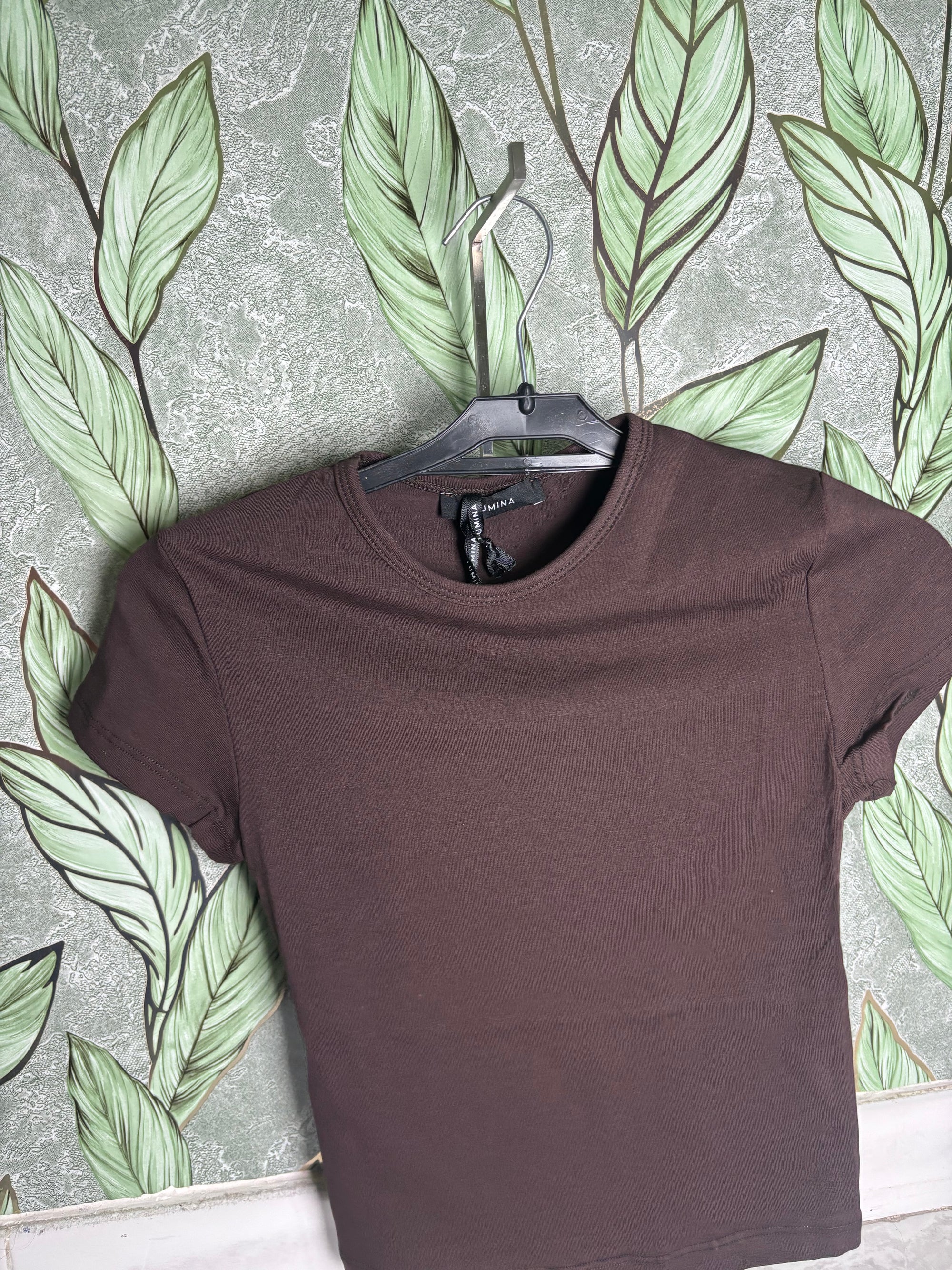 Maglia crop lumina